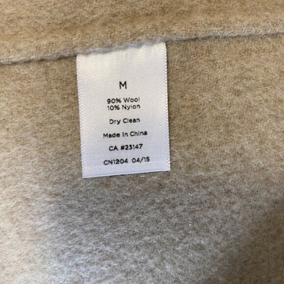 TALBOT'S Jacket. Shawl Collar M Gray/Beige - Picture 4 of 7